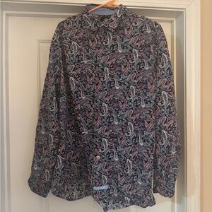 English Laundry Multicolor Paisley Shirt